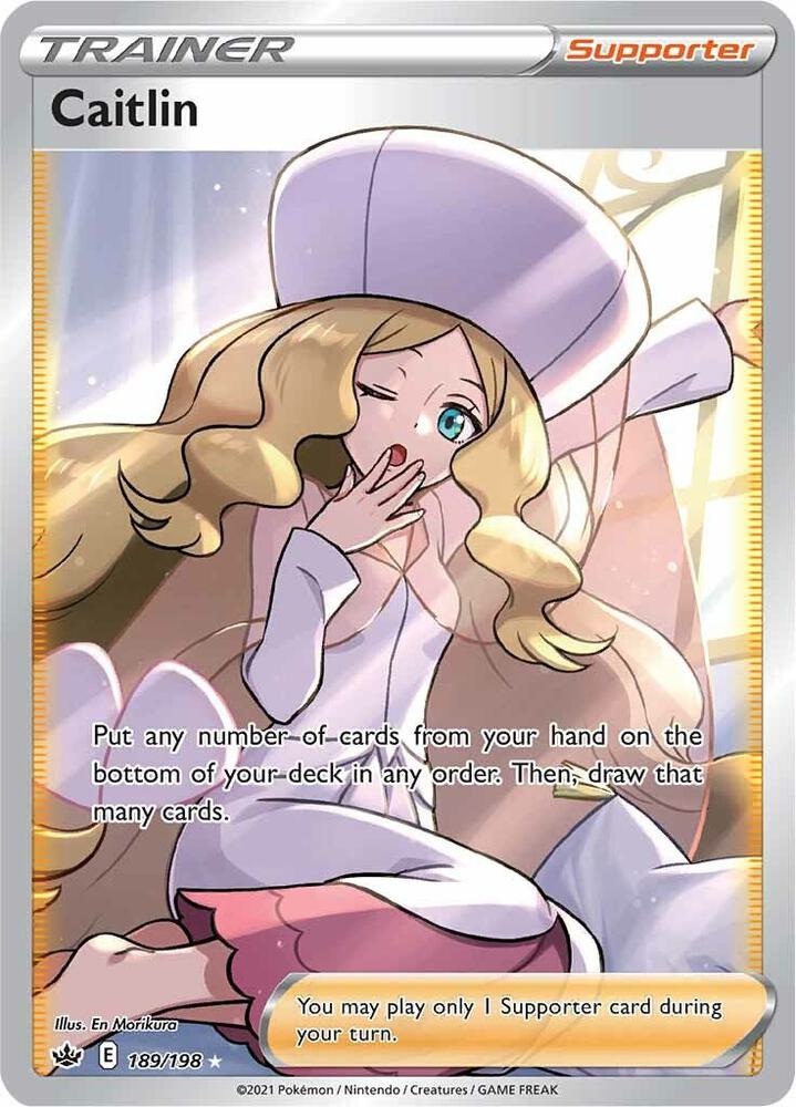 Caitlin (Full Art) - SWSH06: Chilling Reign 189/198
