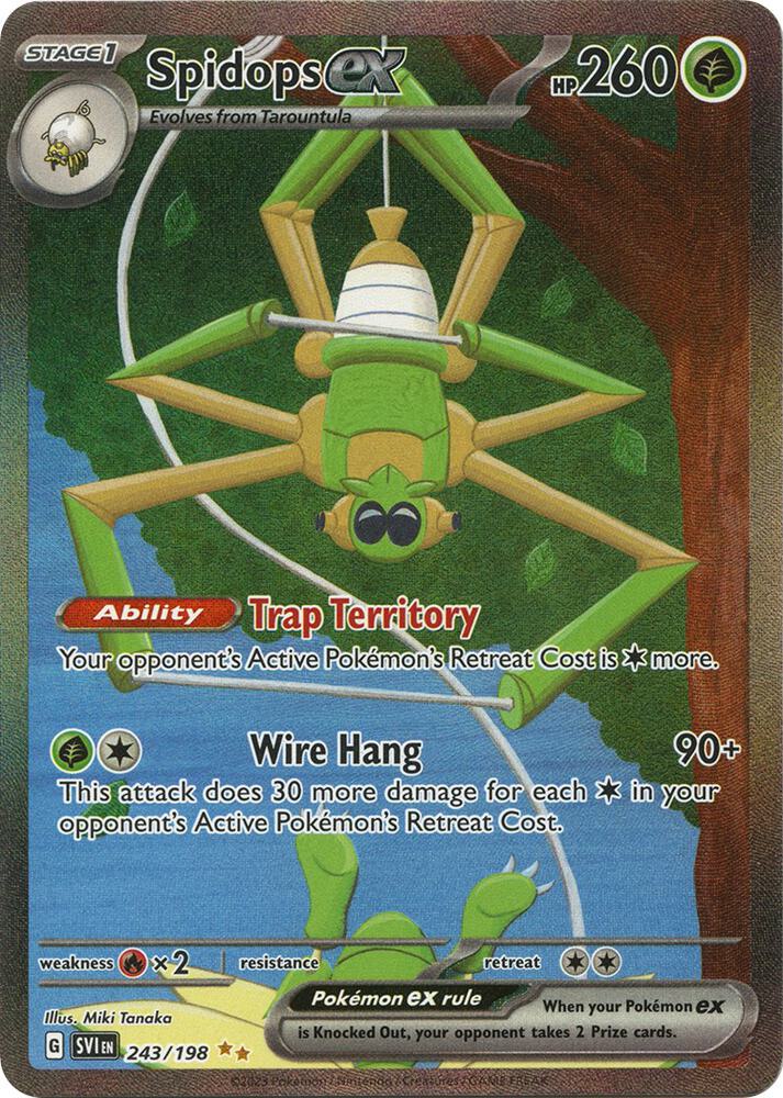 Spidops ex - 243/198 - SV01: Scarlet & Violet Base Set (SVI)