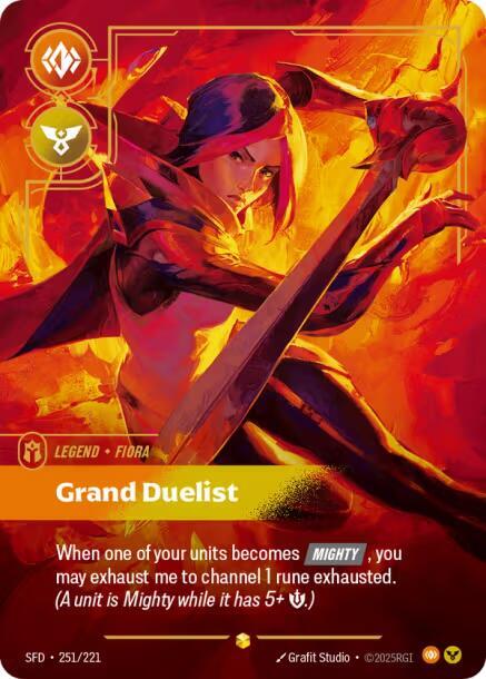 Fiora, Grand Duelist (Overnumbered) - Spiritforged (SFD)