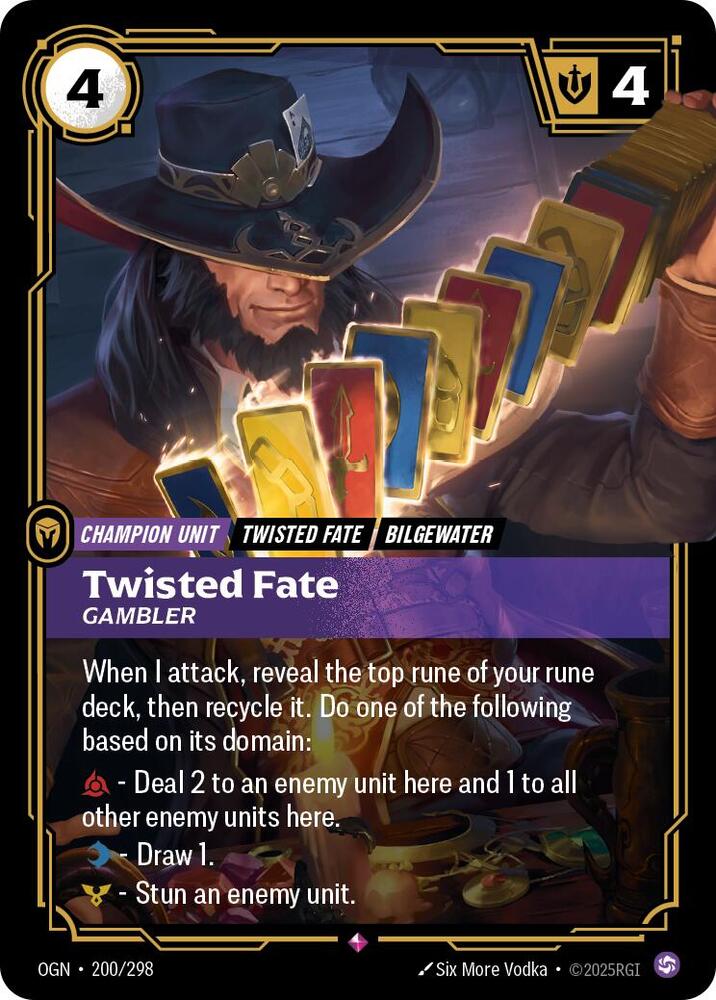 Twisted Fate, Gambler - Origins (OGN)