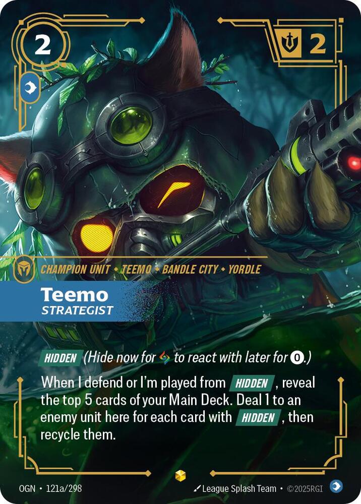 Teemo, Strategist (Alternate Art) - Origins (OGN)