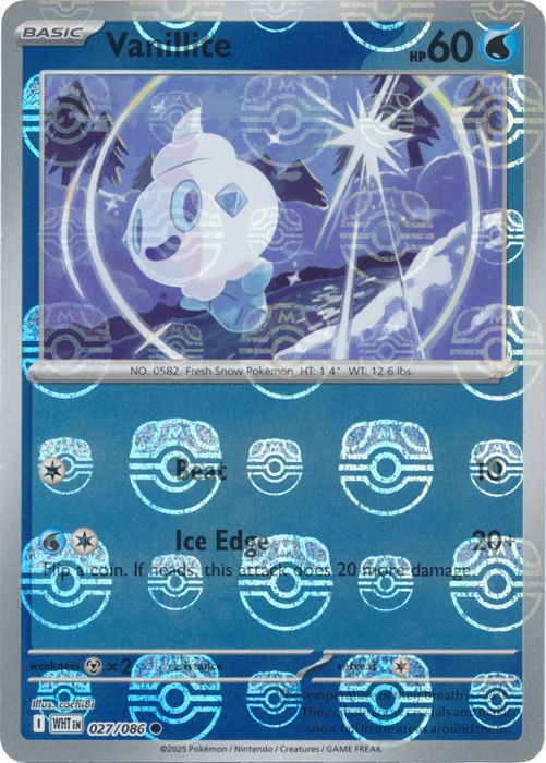 Vanillite (Master Ball Pattern) - SV: White Flare (WHT)