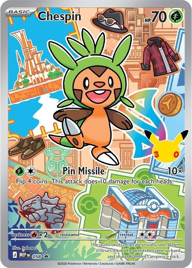 Chespin - 058 - ME: Mega Evolution Promo (MEP)