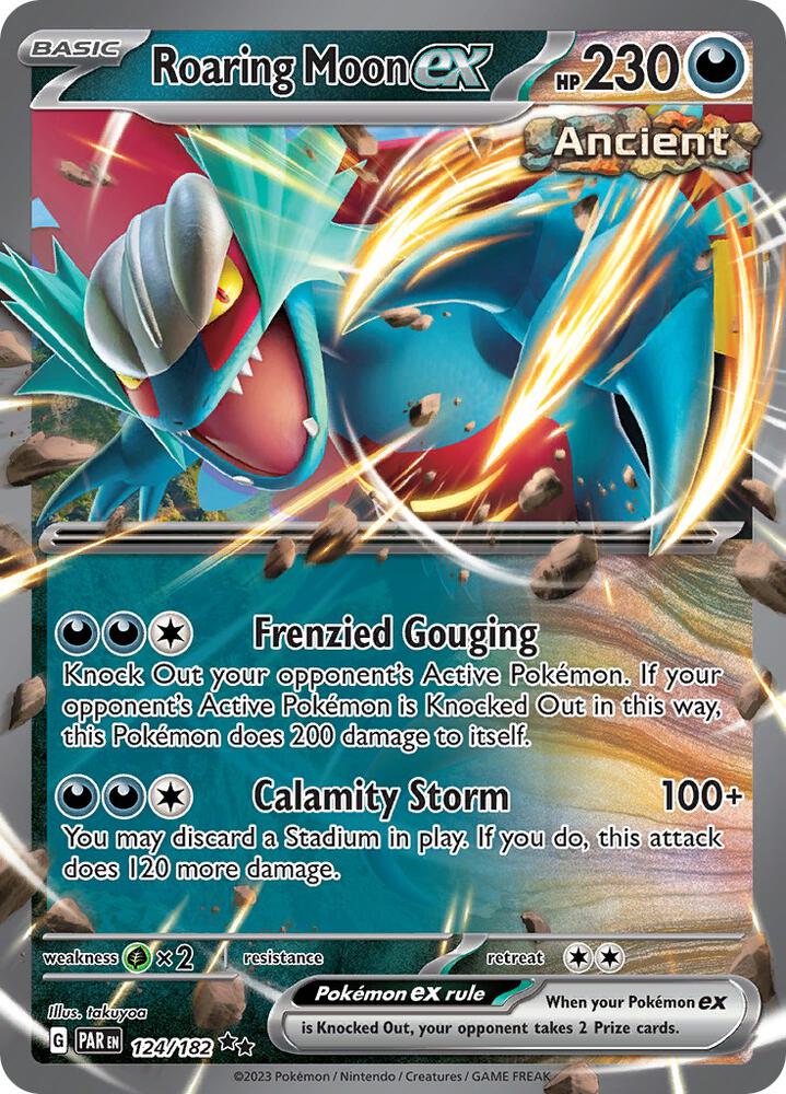 Roaring Moon ex - SV04: Paradox Rift 124/182