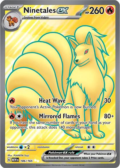 Ninetales ex - 186/165 - SV: Scarlet & Violet 151 (MEW)
