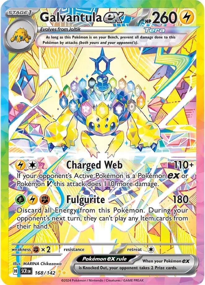 Galvantula ex - 168/142 - SV07: Stellar Crown (SV07)