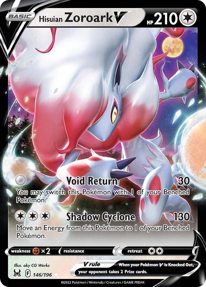 Hisuian Zoroark V - SWSH11: Lost Origin (SWSH11) 146/196