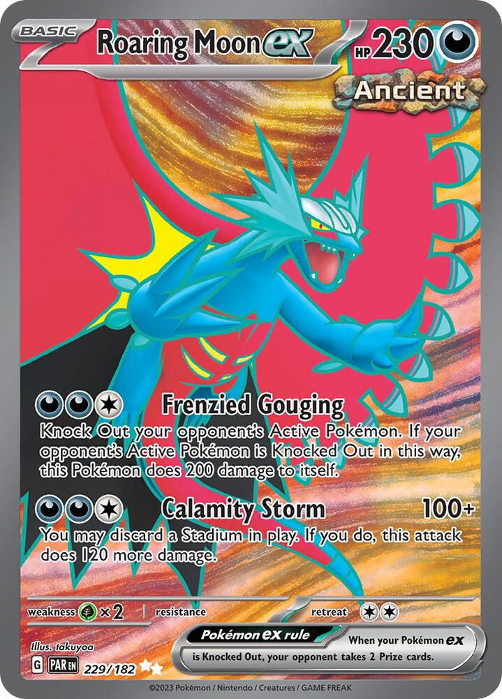 Roaring Moon ex - 229/182 - SV04: Paradox Rift (PAR)