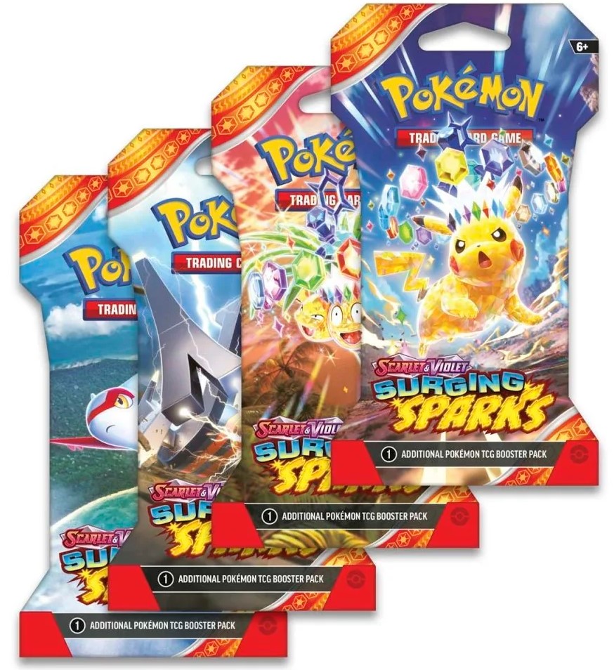 Surging Sparks Sleeved Booster Pack - SV08: Surging Sparks (SV08)