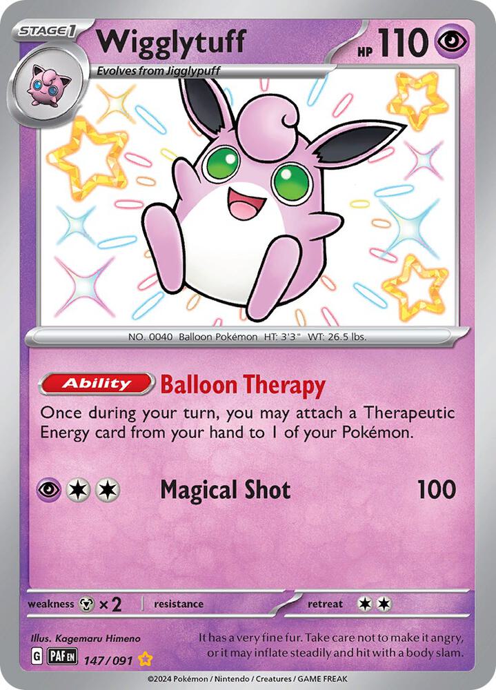 Wigglytuff - SV: Paldean Fates (PAF) 147/091