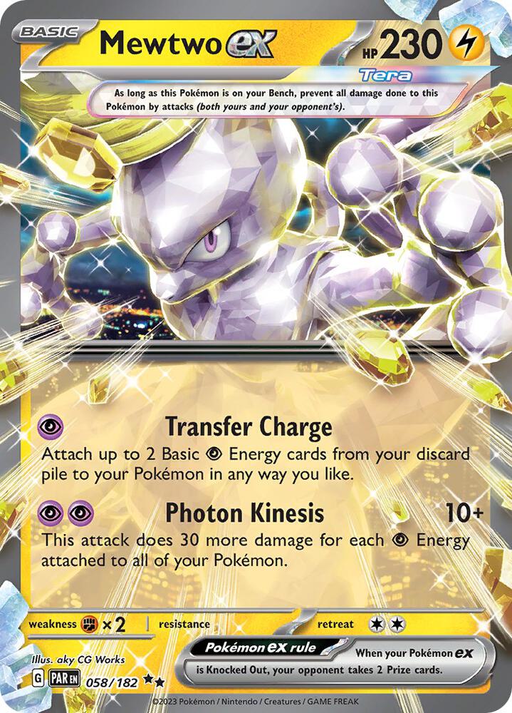 Mewtwo ex - SV04: Paradox Rift 058/182
