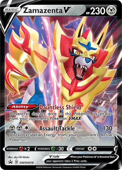 Zamazenta V - SWSH019 - SWSH: Sword & Shield Promo Cards