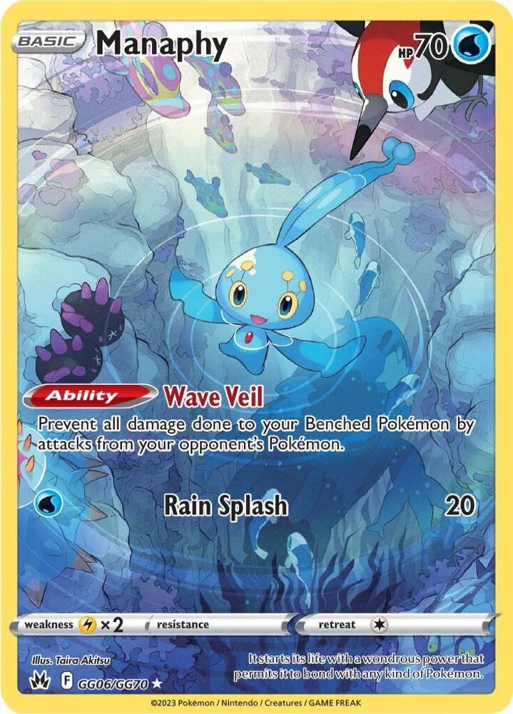 Manaphy - Crown Zenith: Galarian Gallery GG06/GG70