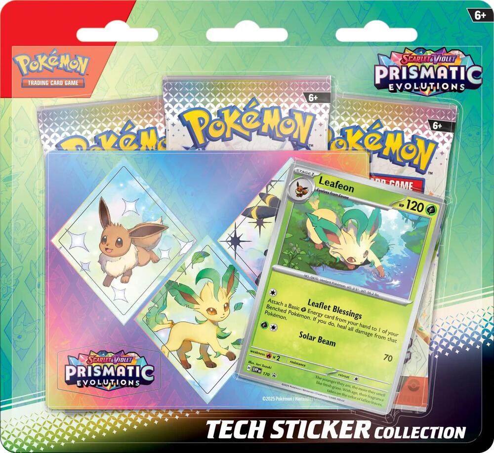 Prismatic Evolutions Tech Sticker Collection [Leafeon]