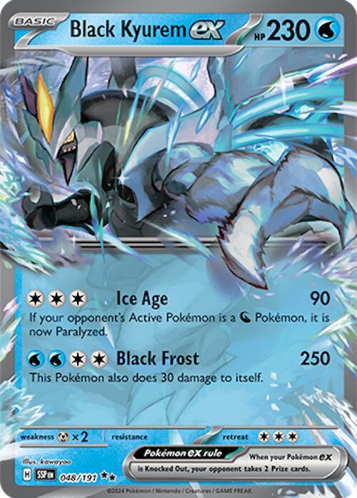 Black Kyurem ex - 048/191 - SV08: Surging Sparks
