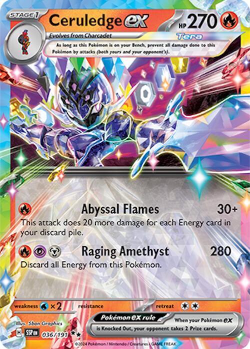 Ceruledge ex - SV08: Surging Sparks 036/191