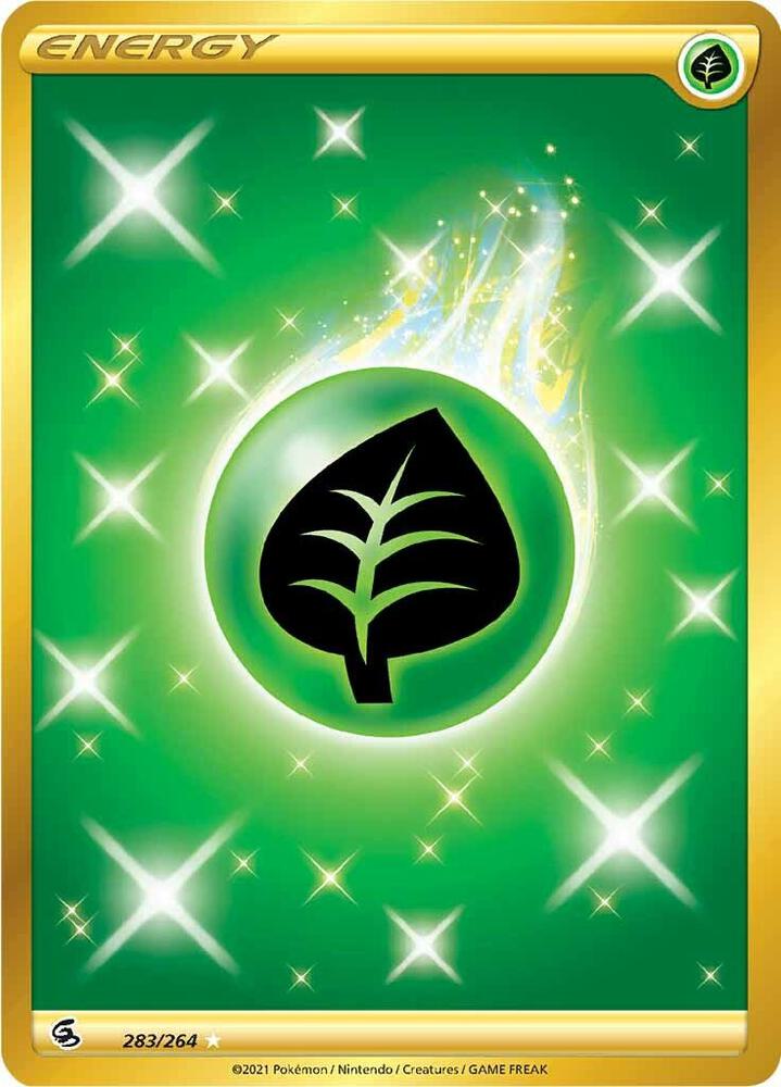 Grass Energy (Secret) - SWSH08: Fusion Strike 283/264