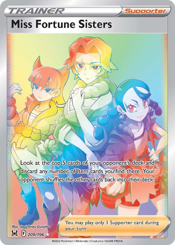 Miss Fortune Sisters (Secret) - SWSH11: Lost Origin 209/196
