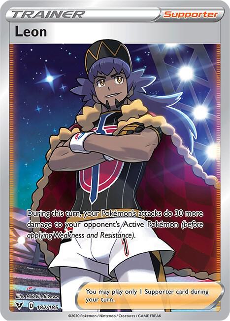 Leon (Full Art) - SWSH04: Vivid Voltage 182/185