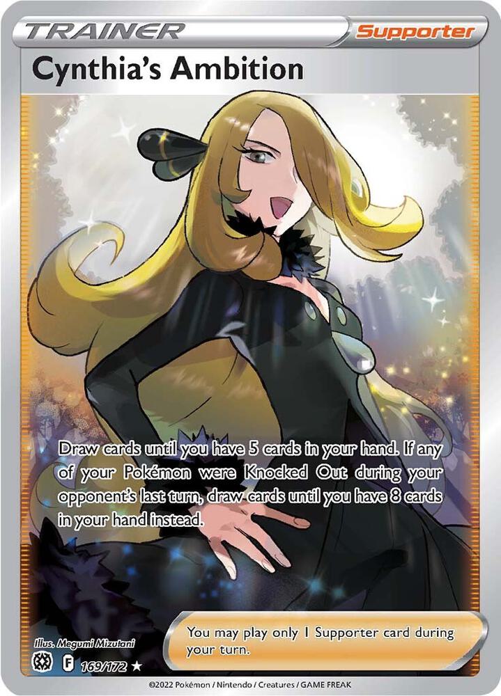 Cynthia's Ambition (Full Art) - SWSH09: Brilliant Stars 169/172