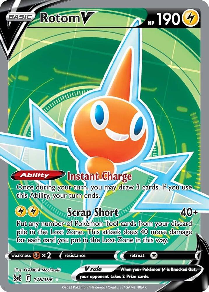 Rotom V (Full Art) - SWSH11: Lost Origin 176/196