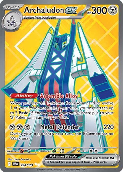 Archaludon ex - 224/191 - SV08: Surging Sparks (SSP)