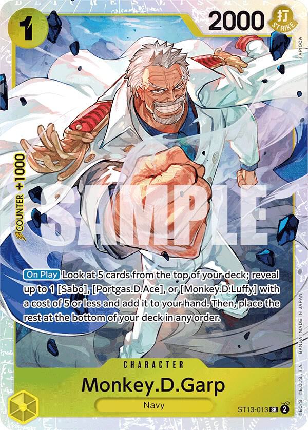 Monkey.D.Garp - Ultra Deck: The Three Brothers (ST-13)