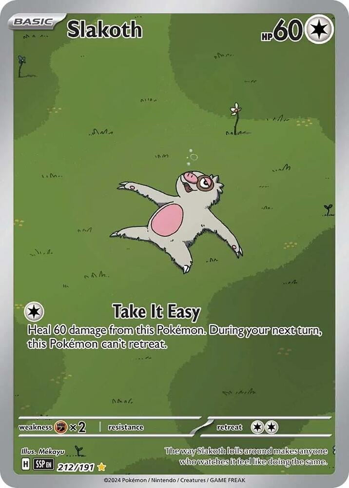 Slakoth - 212/191 - SV08: Surging Sparks (SSP)