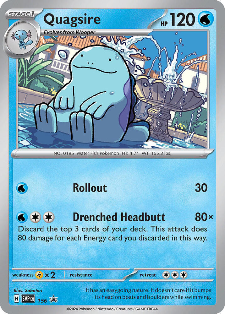 Quagsire - 156 - SV: Scarlet & Violet Promo Cards (SVP)