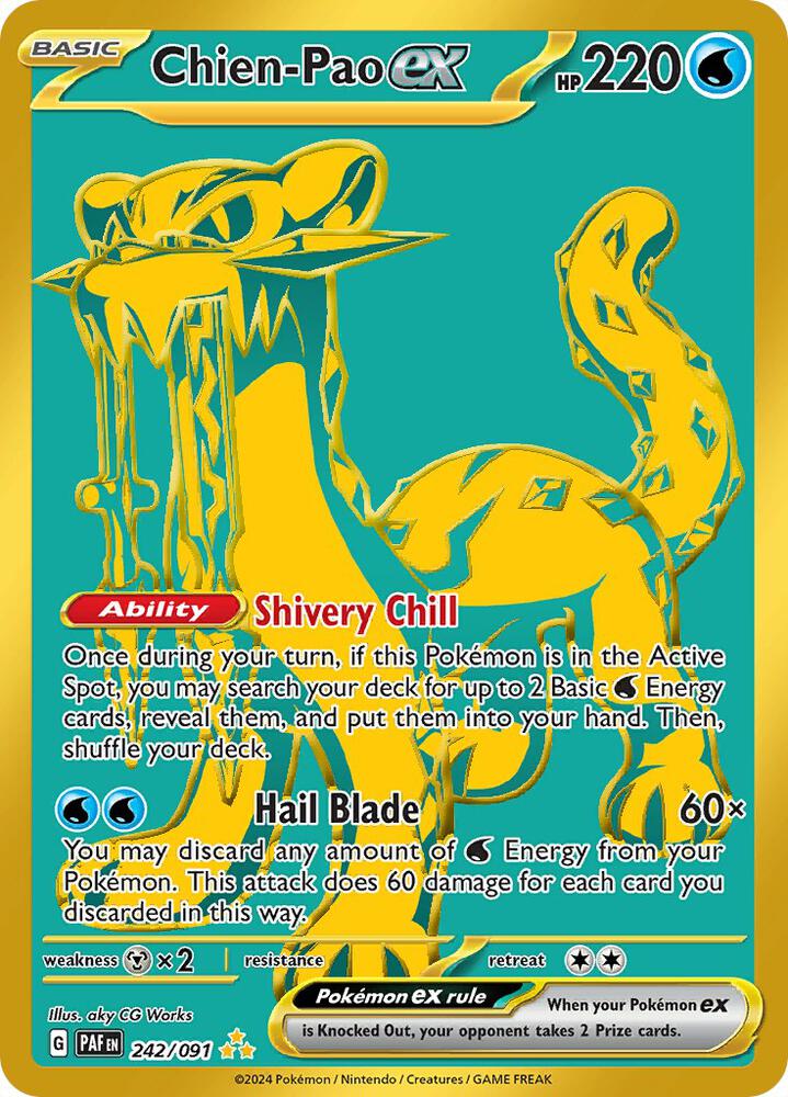 Chien-Pao ex - SV: Paldean Fates 242/091