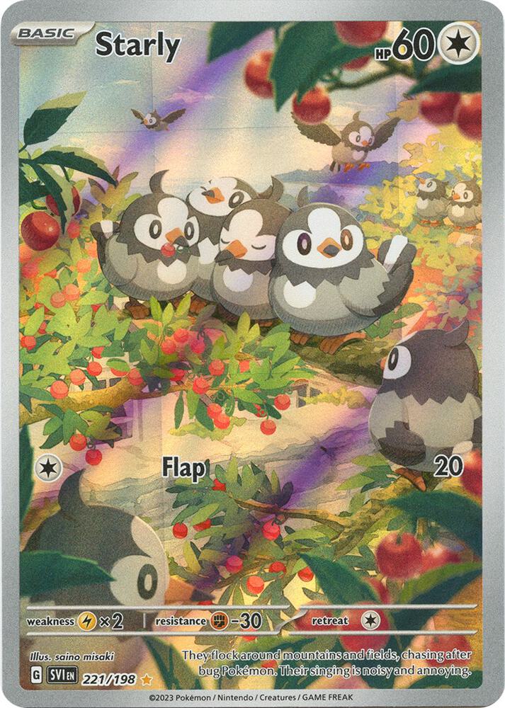 Starly - 221/198 - SV01: Scarlet & Violet Base Set (SV1)