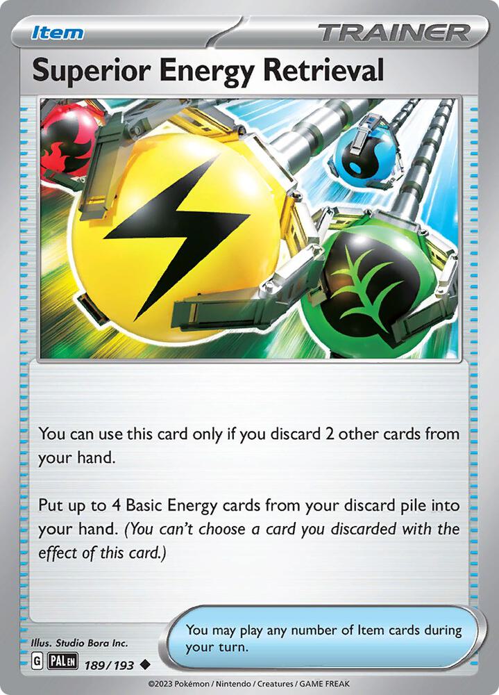 Superior Energy Retrieval - 189/193 - SV02: Paldea Evolved