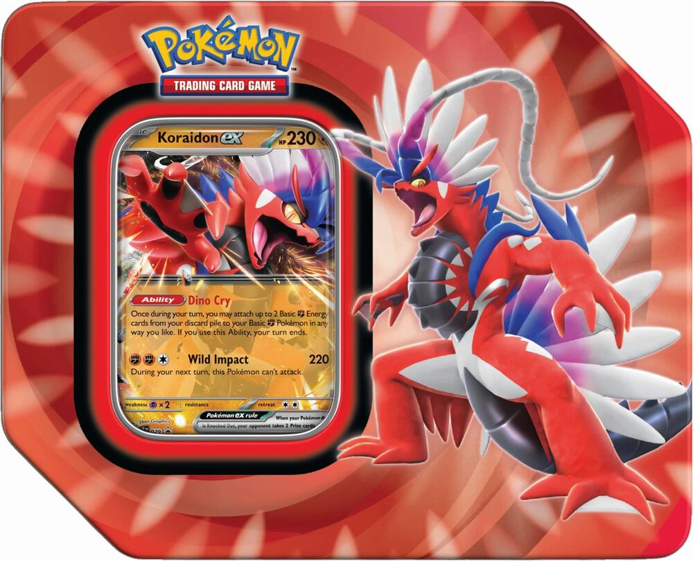 Lata Paldea Legends Tin Koraidon ex