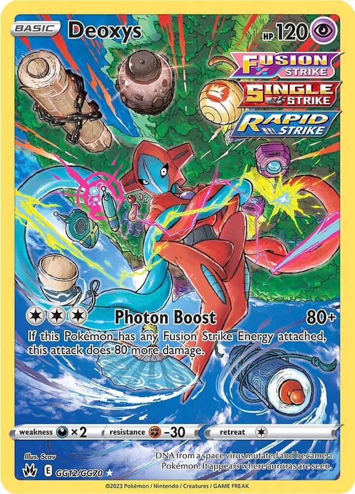 Deoxys - Crown Zenith: Galarian Gallery GG12/GG70