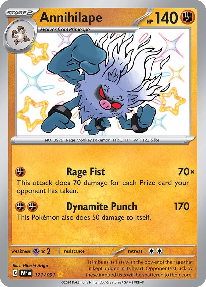 Annihilape - 171/091 - SV: Paldean Fates (PAF)