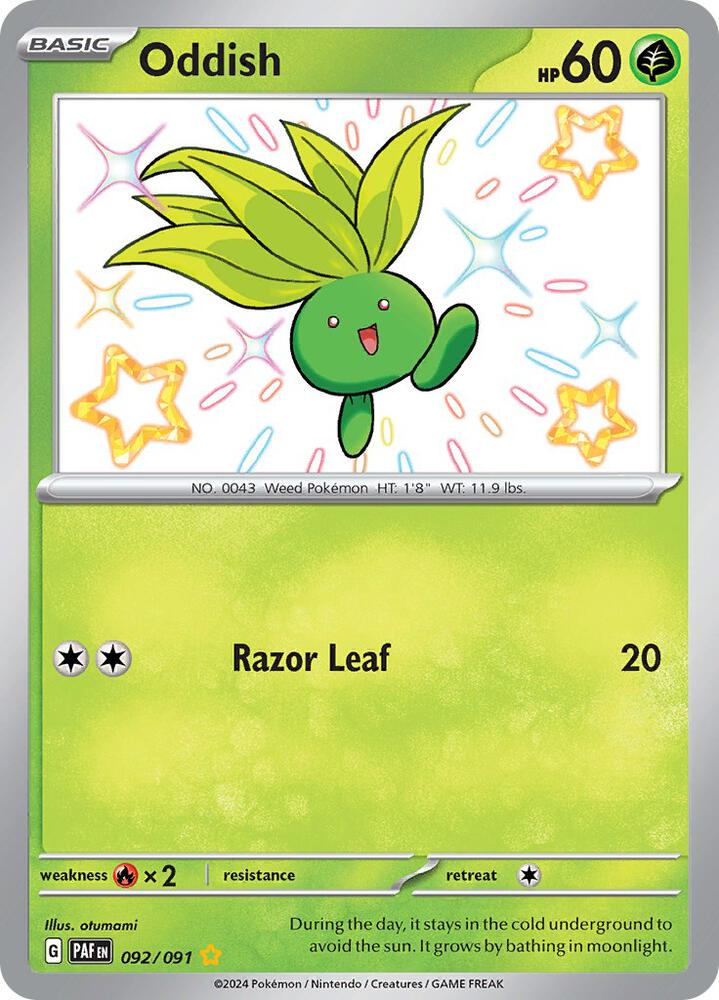 Oddish - SV: Paldean Fates 092/091