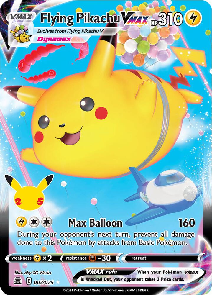 Flying Pikachu VMAX - Celebrations (CLB)