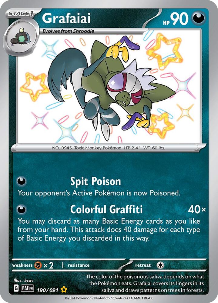 Grafaiai - SV: Paldean Fates 190/091