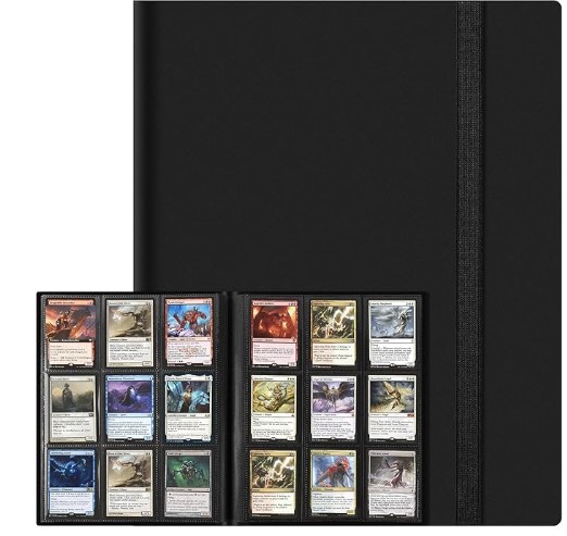 Binder de Tarjetas de 9 Bosillos Negro