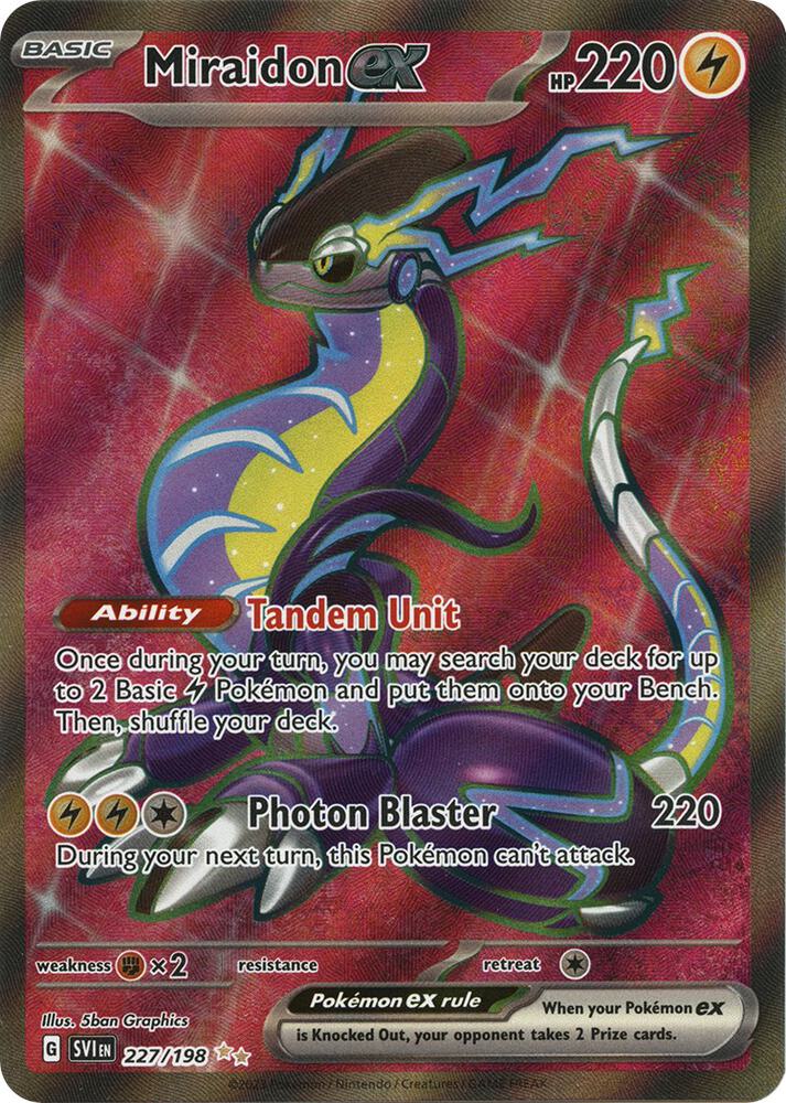 Miraidon ex - 227/198 - SV01: Scarlet & Violet Base Set (SV1)