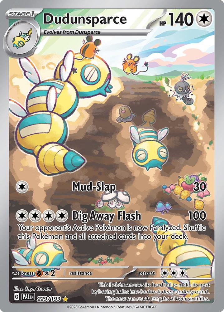 Dudunsparce - 229/193 - SV02: Paldea Evolved (PAL)