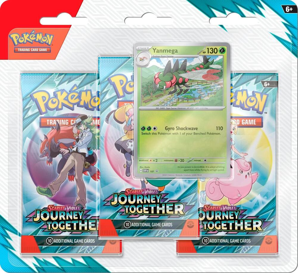 Journey Together 3 Pack Blister [Yanmega] - SV: Journey Together