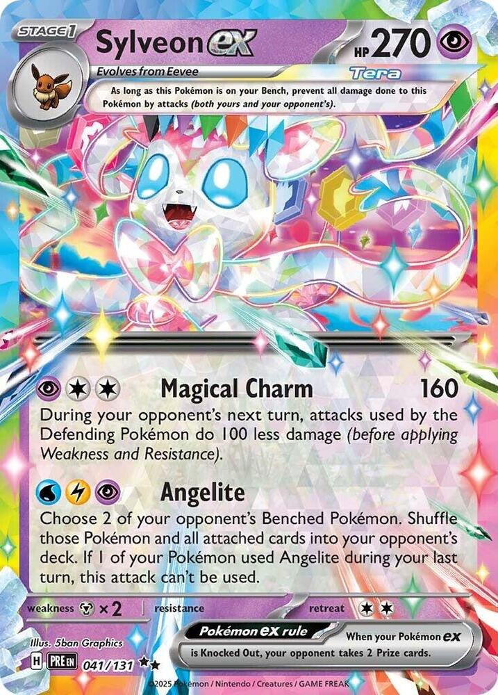 Sylveon ex - 041/131 - SV: Prismatic Evolutions (PRE)