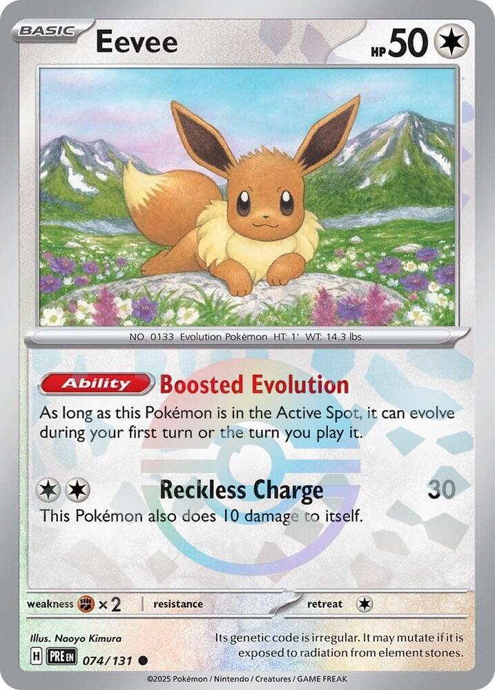 Eevee (Poke Ball Pattern) - SV: Prismatic Evolutions (PRE)