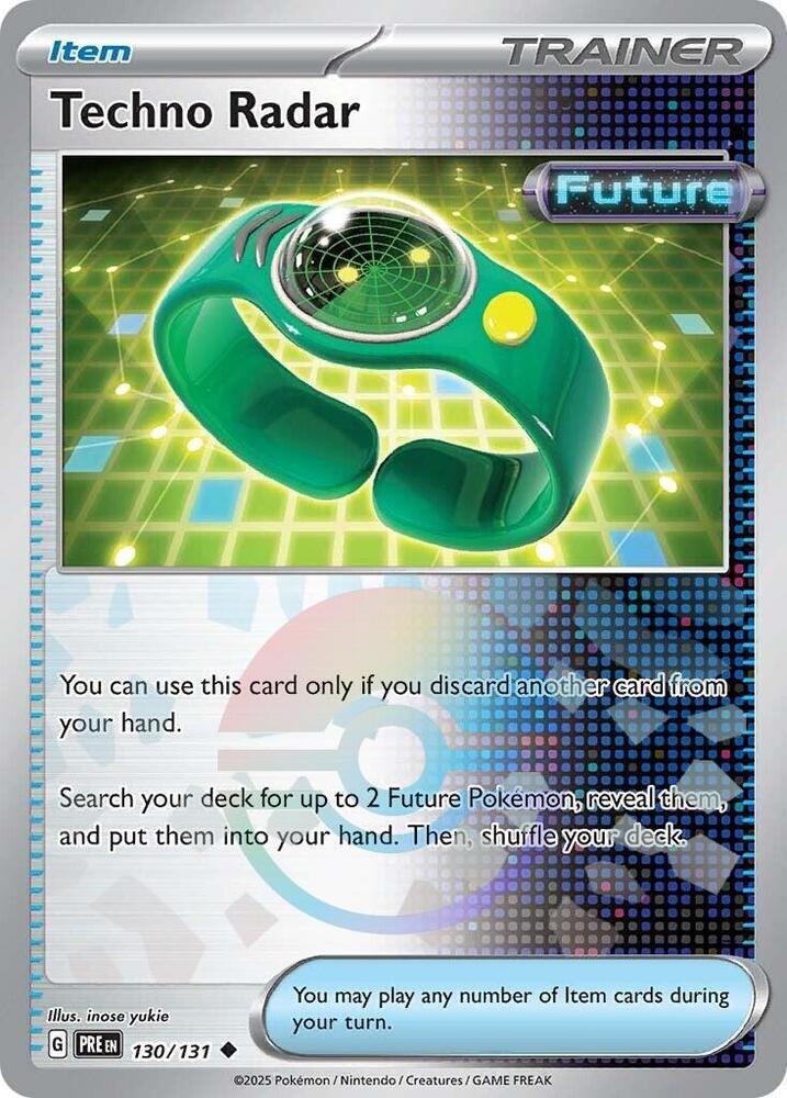 Techno Radar (Poke Ball Pattern) - SV: Prismatic Evolutions (PRE)