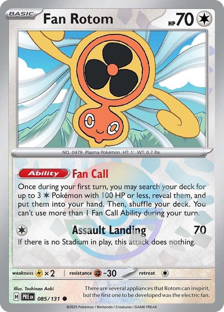 Fan Rotom (Poke Ball Pattern) - SV: Prismatic Evolutions (PRE)