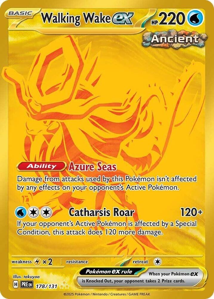 Walking Wake ex - SV: Prismatic Evolutions (PRE)
