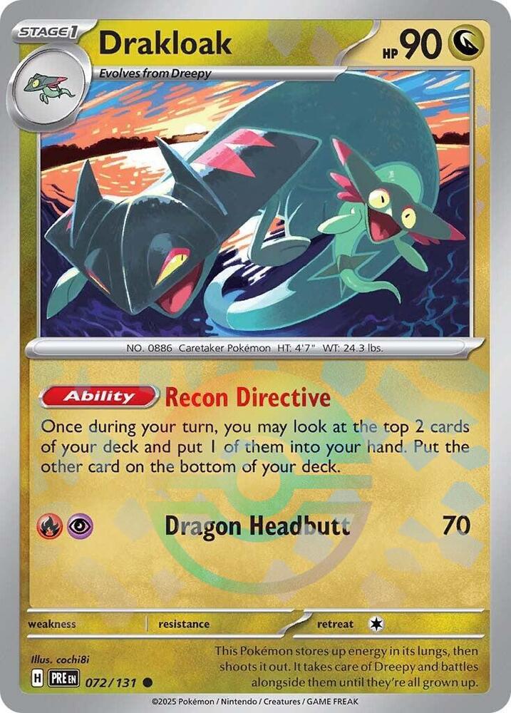 Drakloak (Poke Ball Pattern) - SV: Prismatic Evolutions (PRE)