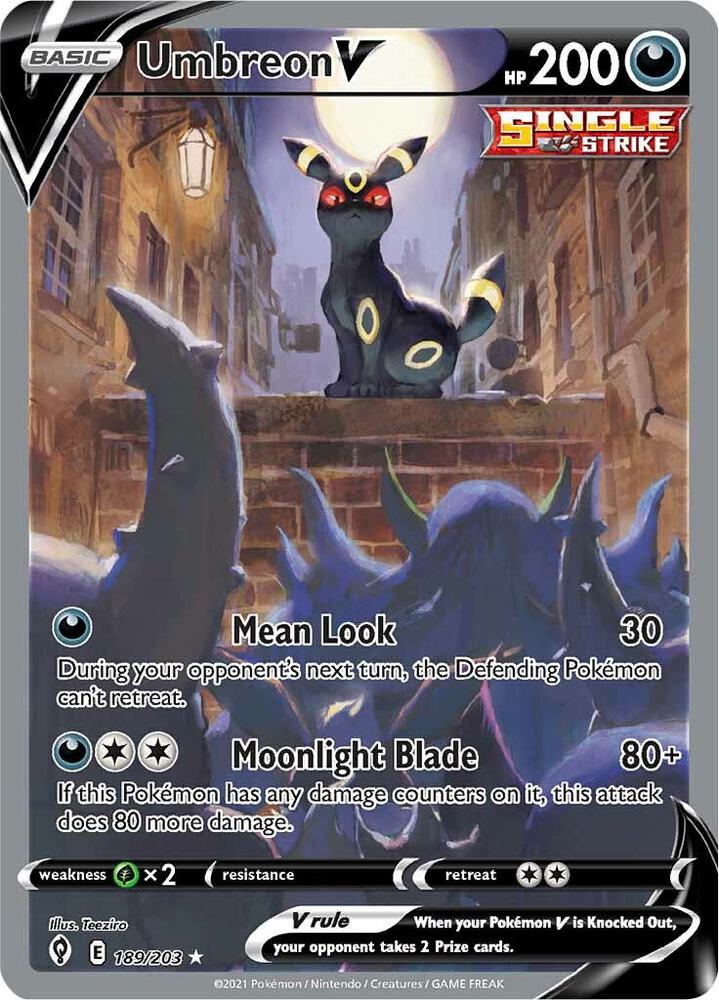 Umbreon V (Alternate Full Art) - SWSH07: Evolving Skies (SWSH07)