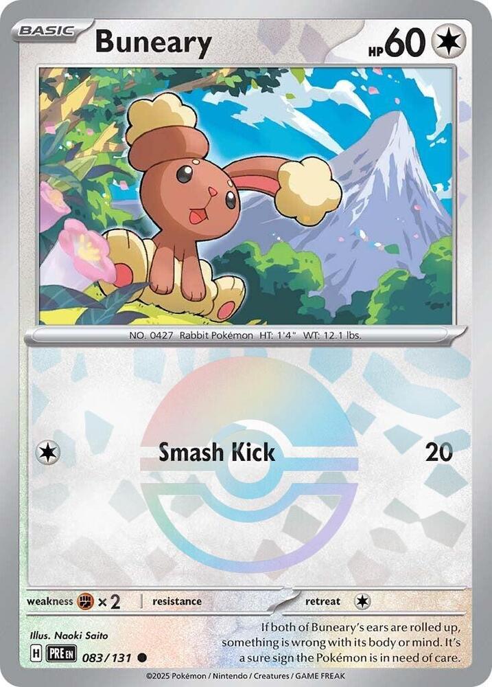 Buneary (Poke Ball Pattern) - SV: Prismatic Evolutions (PRE)